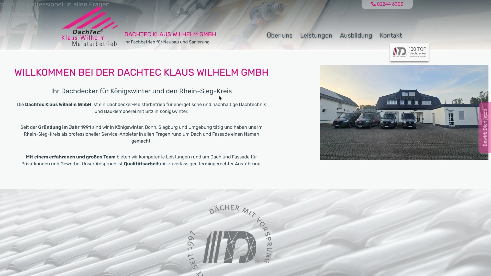 DachTec Klaus Wilhelm - Dachdecker Bonn, Königswinter und Siegburg